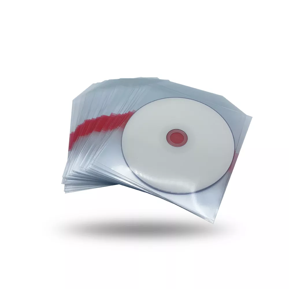 Pochette plastique pour CD/DVD transparente