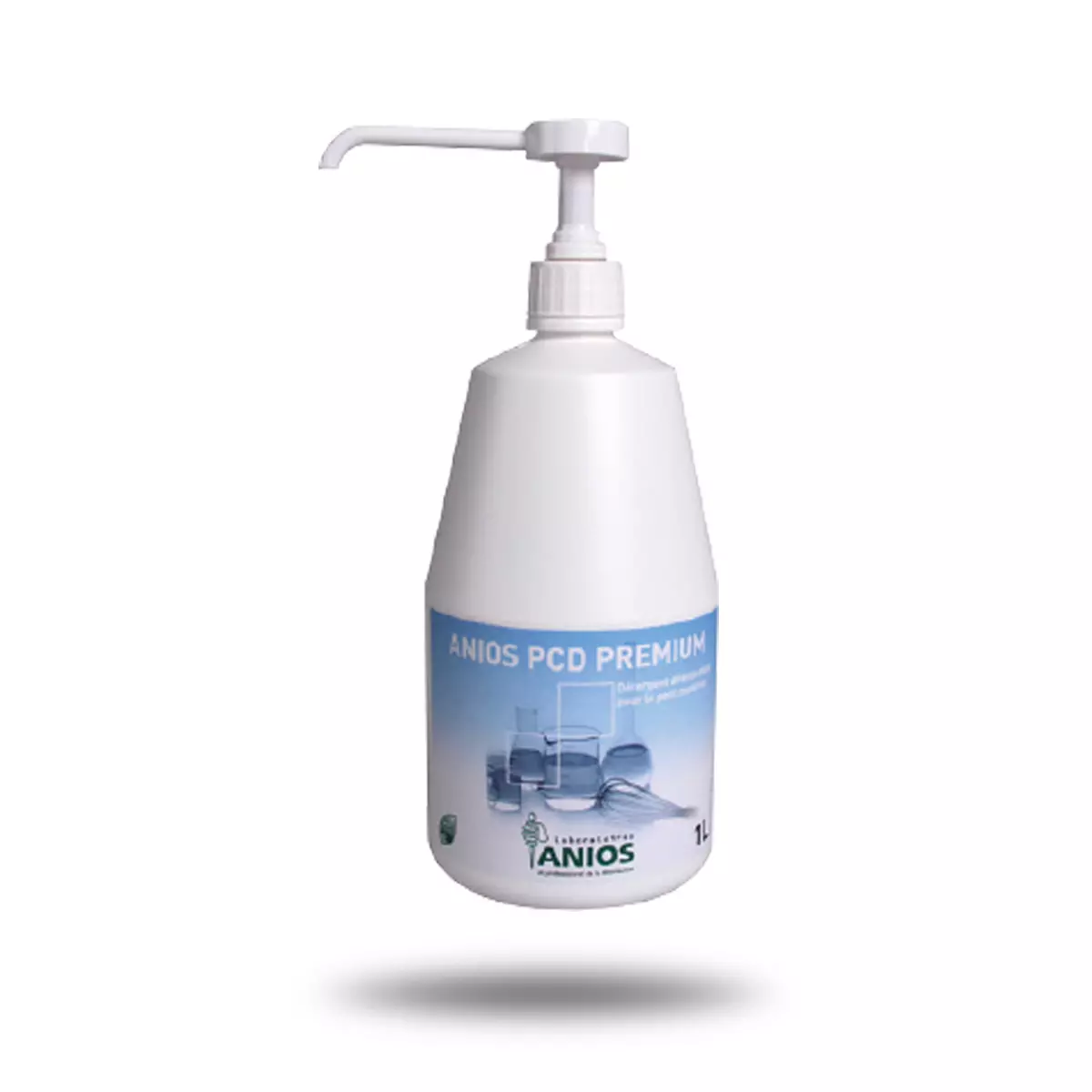 Flacon pompe de détergent, désinfectant Anios PCD Premium