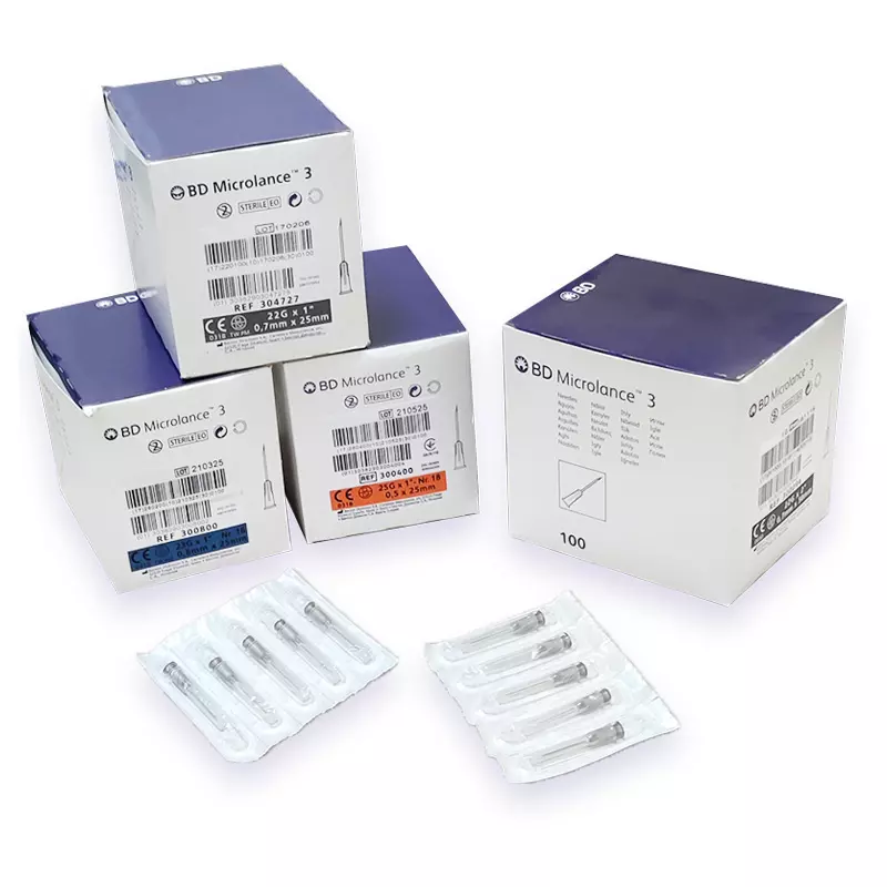 4 boites daiguille hypodermique BD MICROLANCE 3
