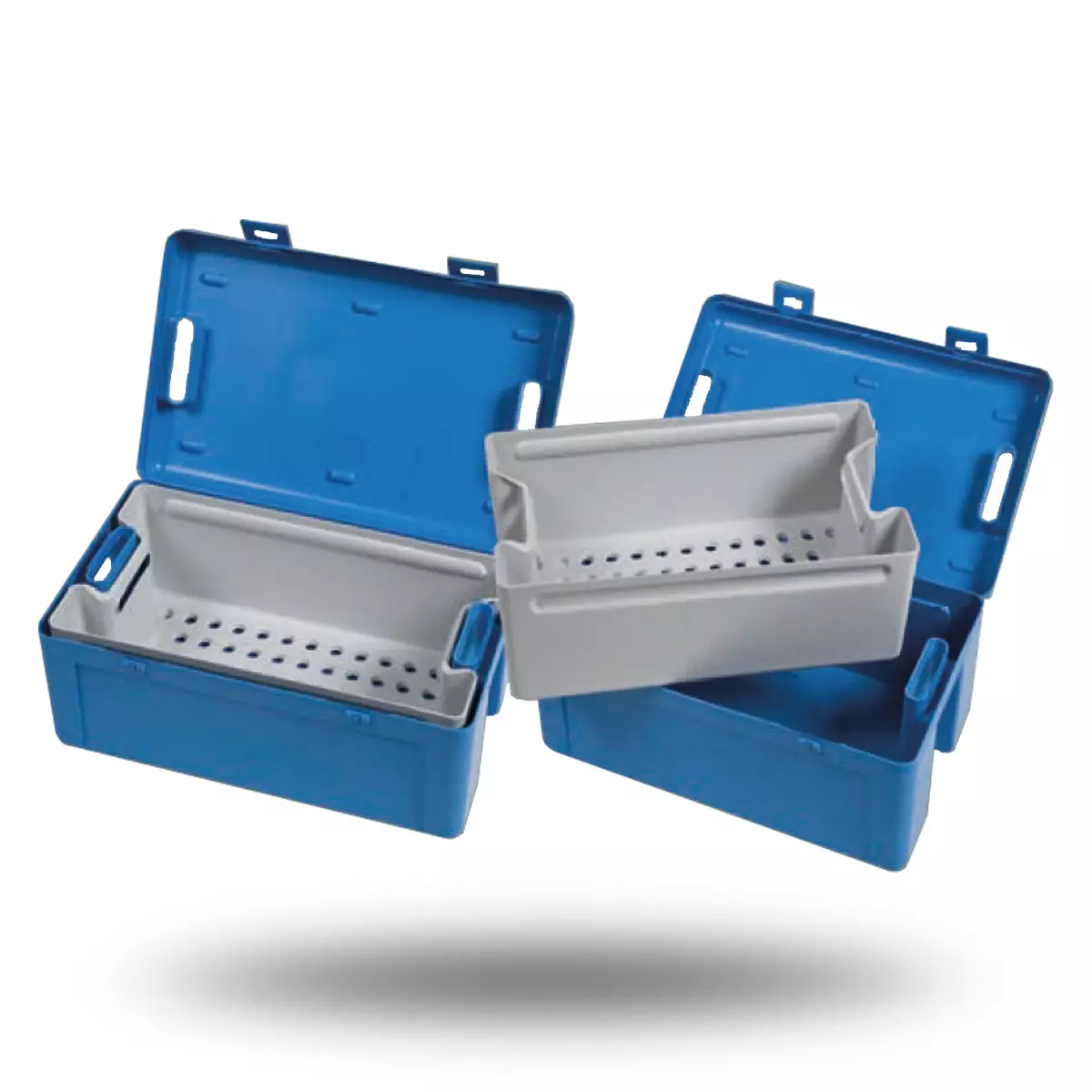 Bac autoclavable 20 L avec panier et couvercle pour volume utile 10 L