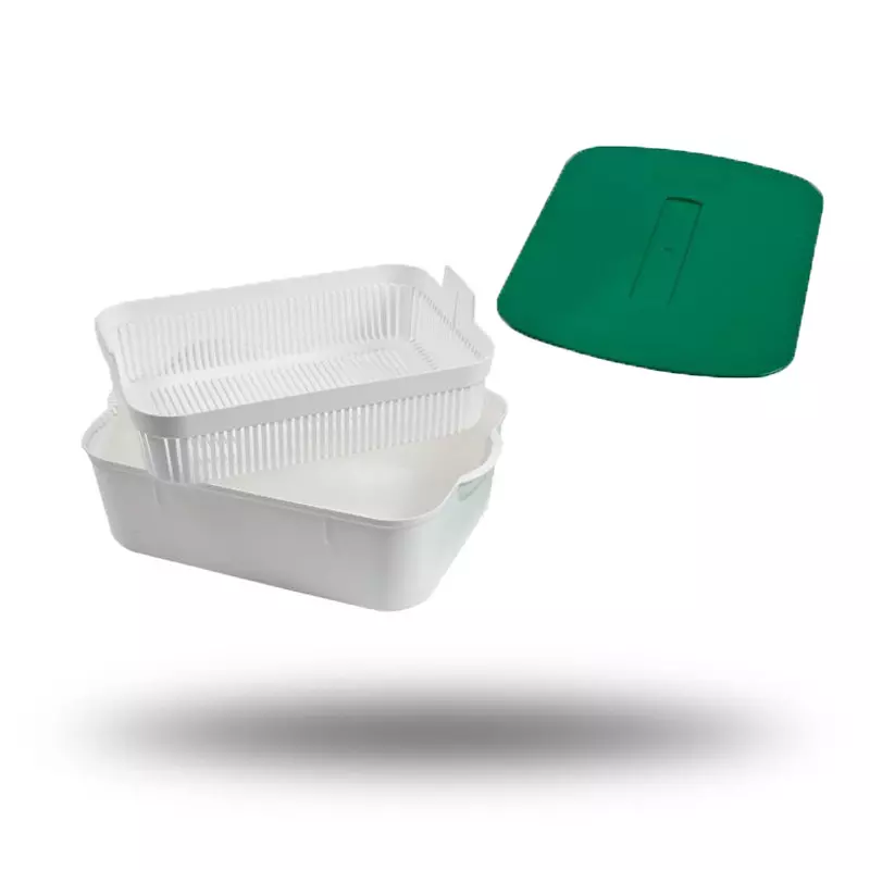 Bac non autoclavable 10 L avec panier et couvercle