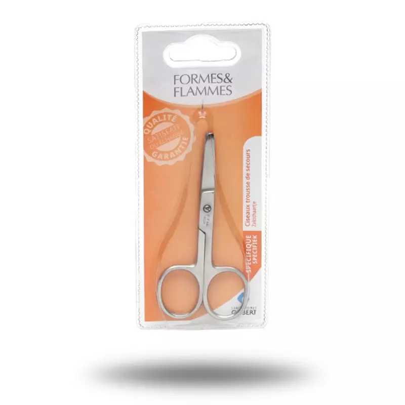 Conditionnement ciseaux trousse acier inoxydable Formes & flammes