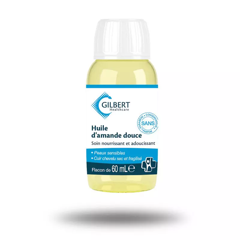 Flacon d'huile d'amande douce LABORATOIRES GILBERT
