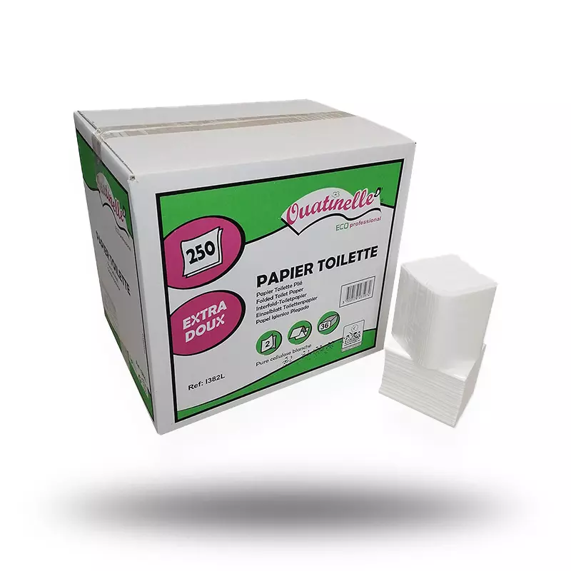 Ensemble de papier toilette et ses packets
