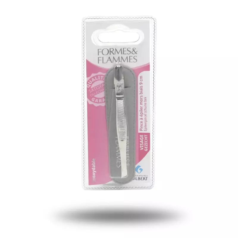 Pince à épiler nickelée FORMES&FLAMMES