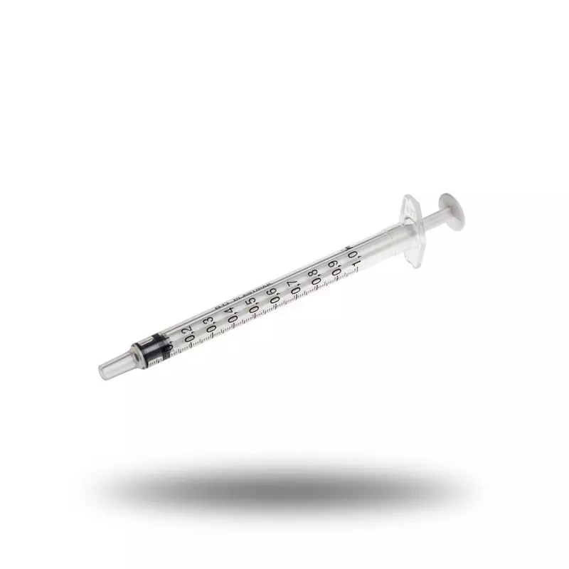 Seringue 3 pièces BD PLASTIPAK avec aiguille Microlance 3 prémontée non sertie